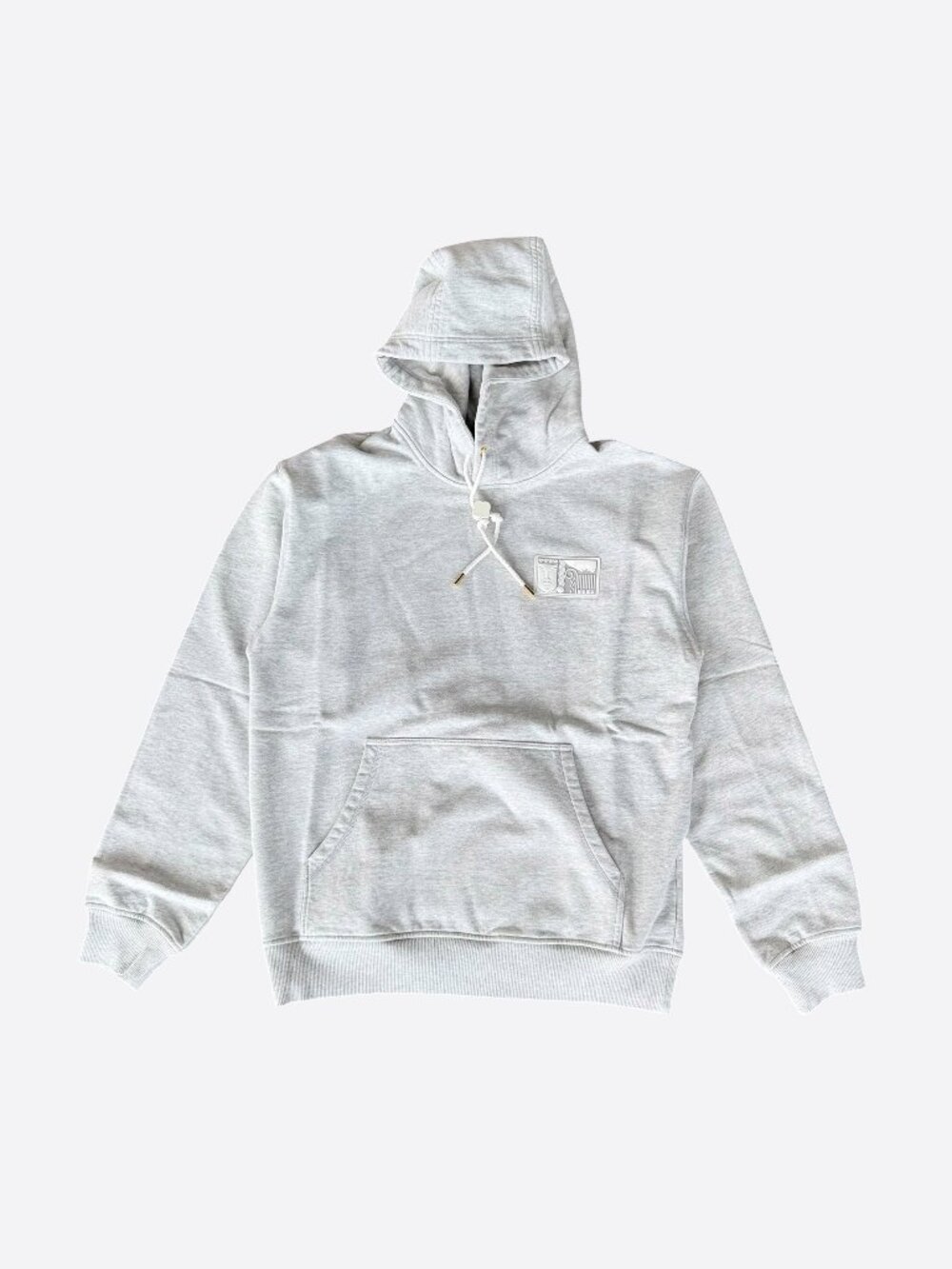 Casablanca Grey Tennis Statues Patch Hoodie